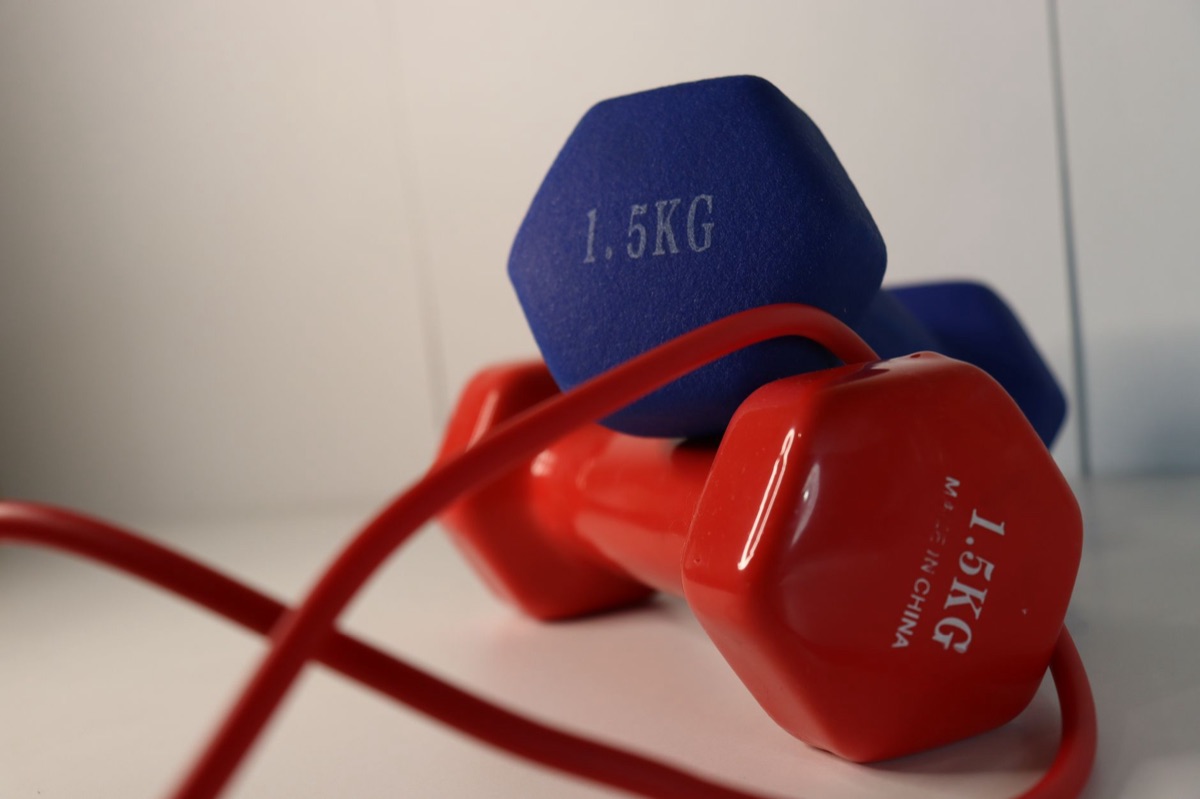 dumbbell en resistance band set