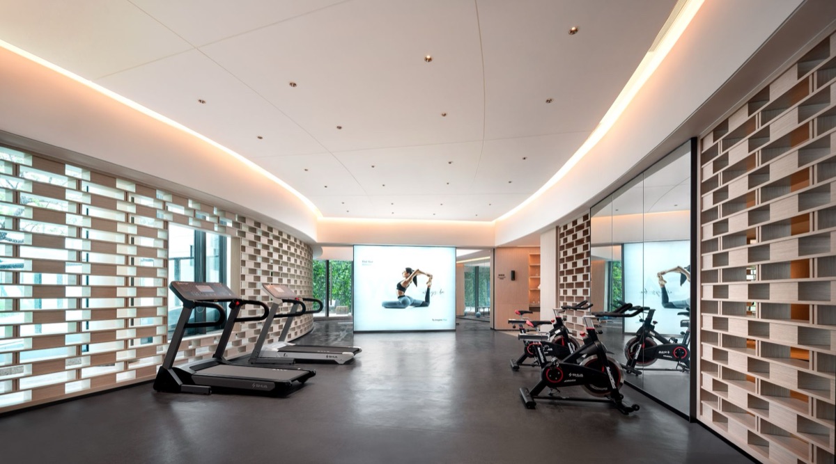 Staircase and treadmill