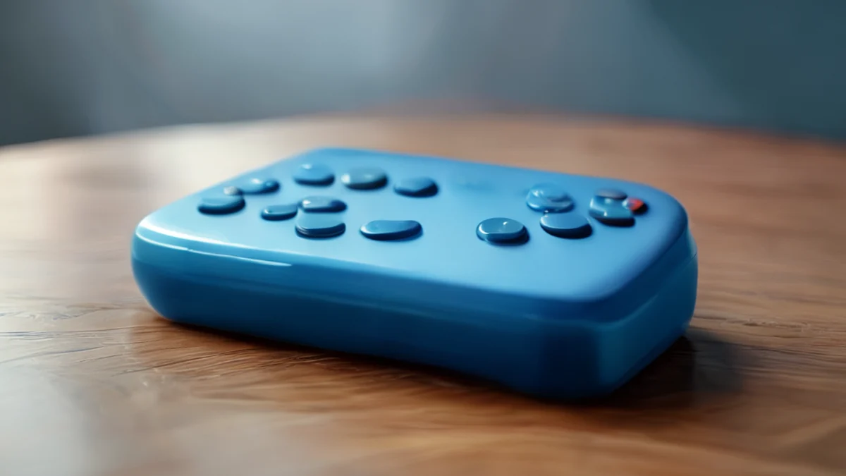 Gaming pad bevat knoppen, triggers en analogbeelden voor console.