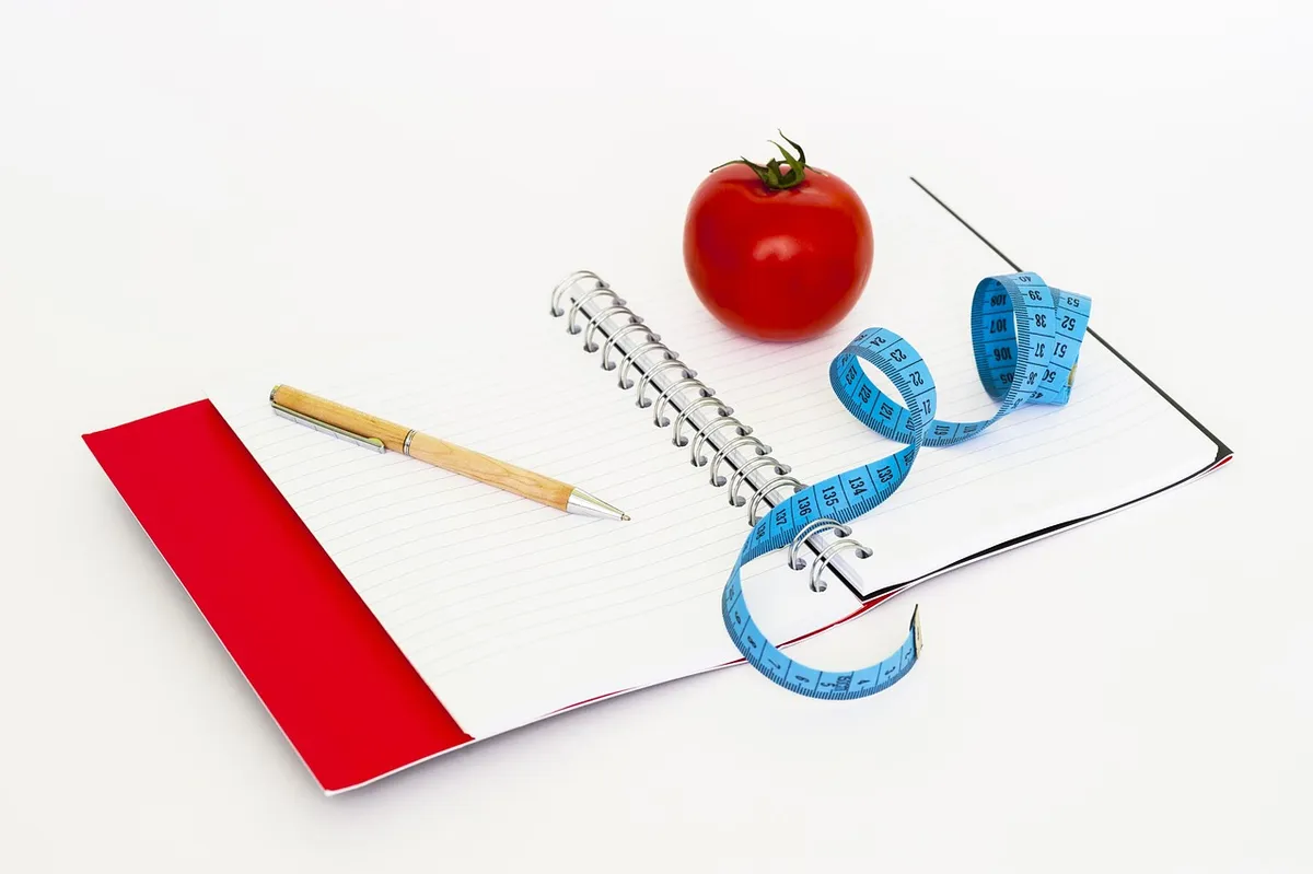 tape, diet, notes, pen, fat, weight loss, healthy, nutrition, dieting, food, lifestyle, concept, isolated, overweight, slim, weight loss, weight loss, weight lo